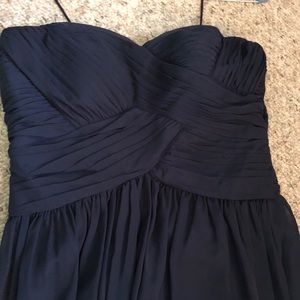 Navy Sweetheart Bridesmaids Dress